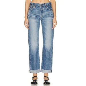 Moussy Vintage Seagraves Straight Jeans in Light Blue Size 26